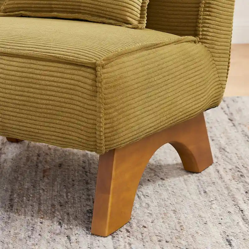 Wood Art Leon Set of 2 Polyester Accent Chair - image 13