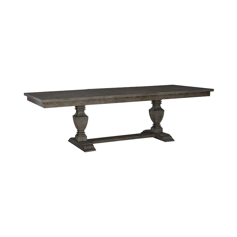 Wood Westfield Havana Brown Optional 7 Piece Trestle Table Set - image 2