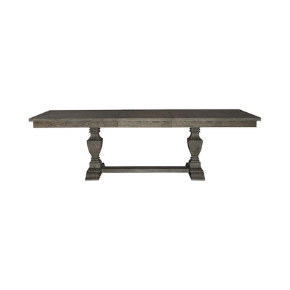 Wood Westfield Havana Brown Optional 7 Piece Trestle Table Set - image 3