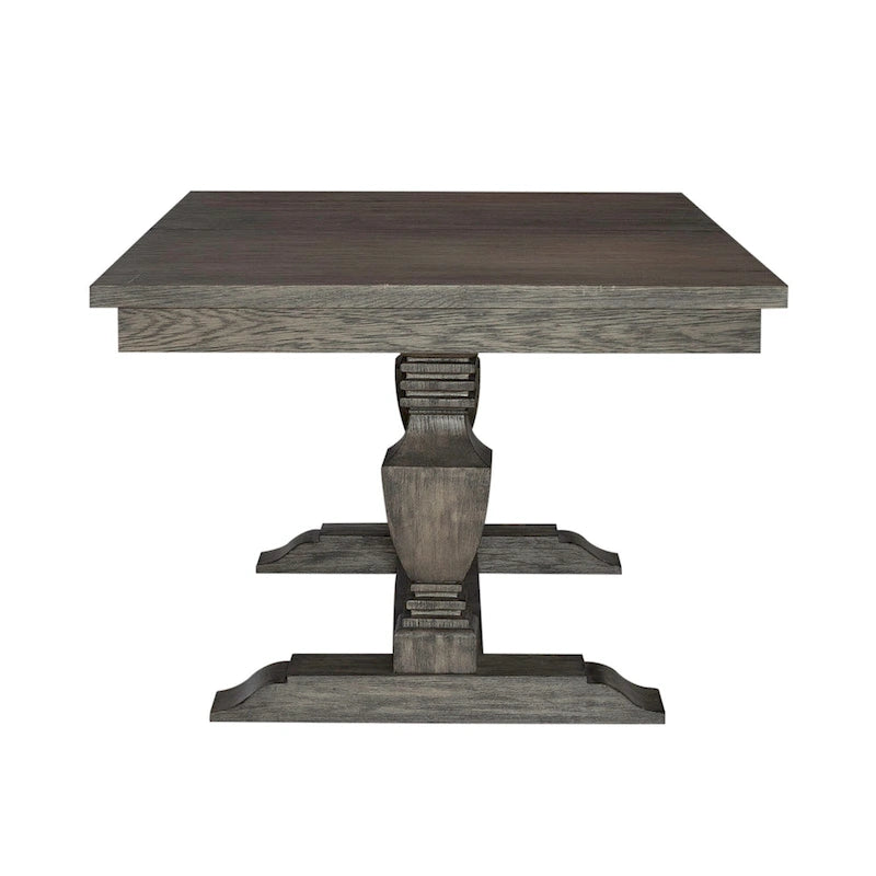 Wood Westfield Havana Brown Optional 7 Piece Trestle Table Set - image 4
