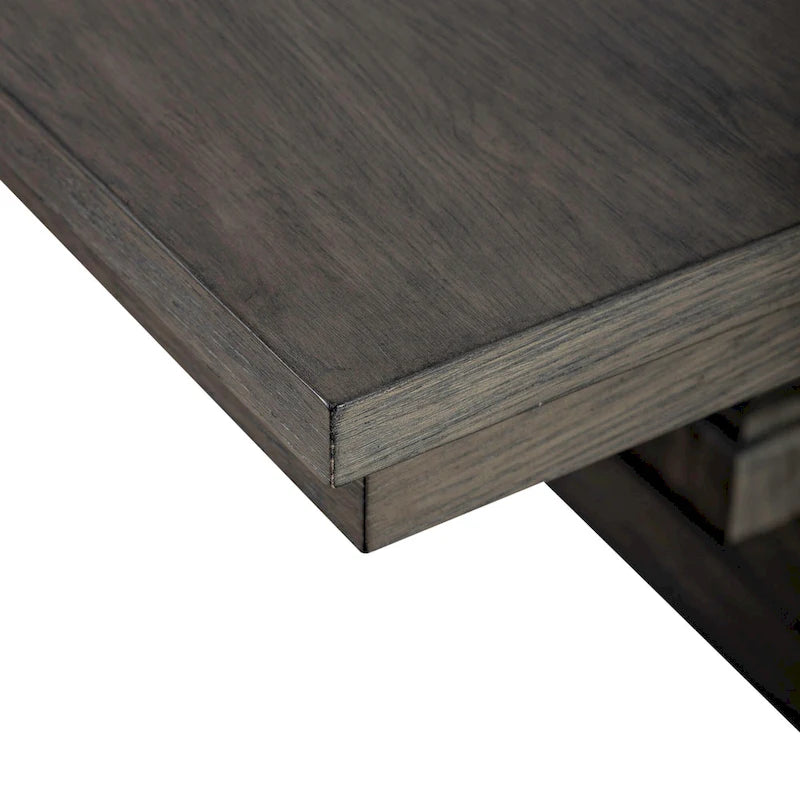 Wood Westfield Havana Brown Optional 7 Piece Trestle Table Set - image 7
