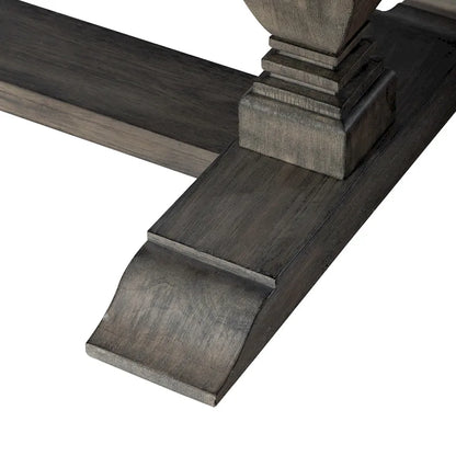 Wood Westfield Havana Brown Optional 7 Piece Trestle Table Set - image 9