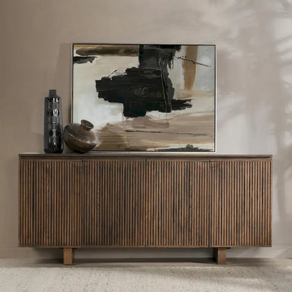 Wood Classic Home Roya Oak Veneer Sideboard Buffet