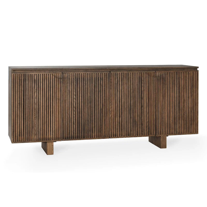 Wood Classic Home Roya Oak Veneer Sideboard Buffet - image 2