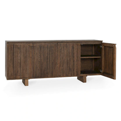 Wood Classic Home Roya Oak Veneer Sideboard Buffet - image 3