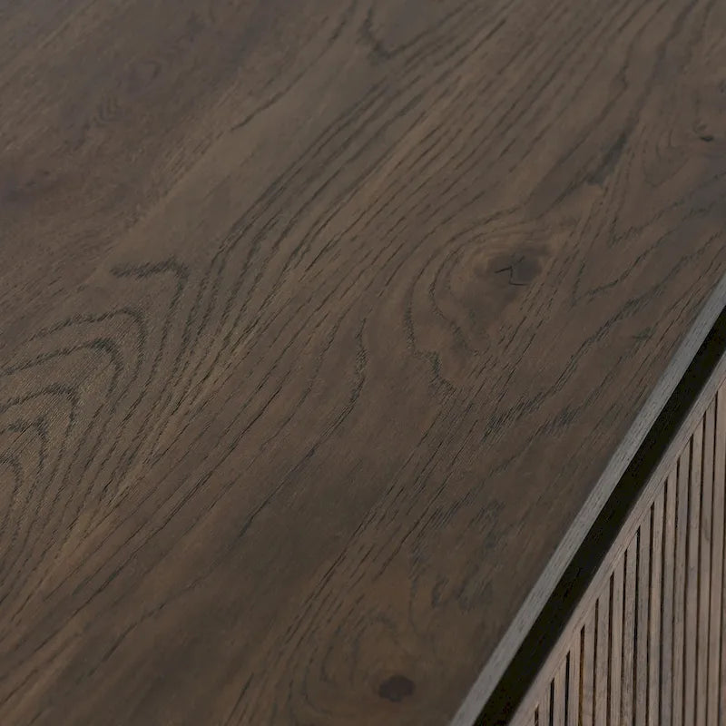 Wood Classic Home Roya Oak Veneer Sideboard Buffet - image 7