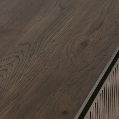 Wood Classic Home Roya Oak Veneer Sideboard Buffet - image 7