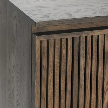 Wood Classic Home Roya Oak Veneer Sideboard Buffet - image 8
