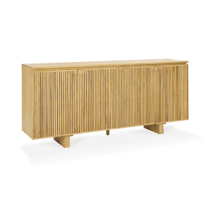 Wood Classic Home Roya Oak Veneer Sideboard Buffet - image 15