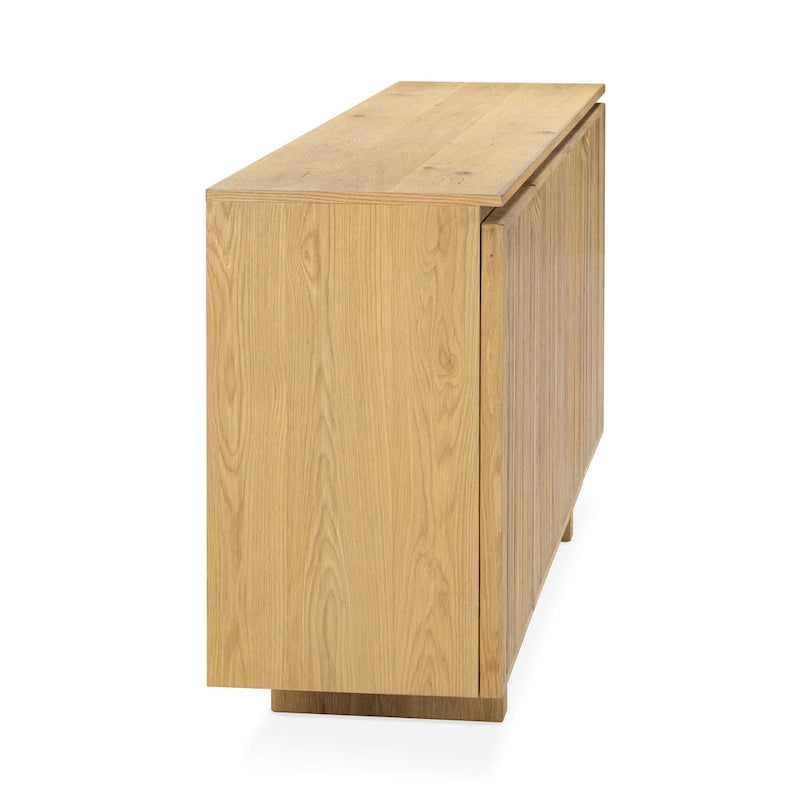 Wood Classic Home Roya Oak Veneer Sideboard Buffet - image 18