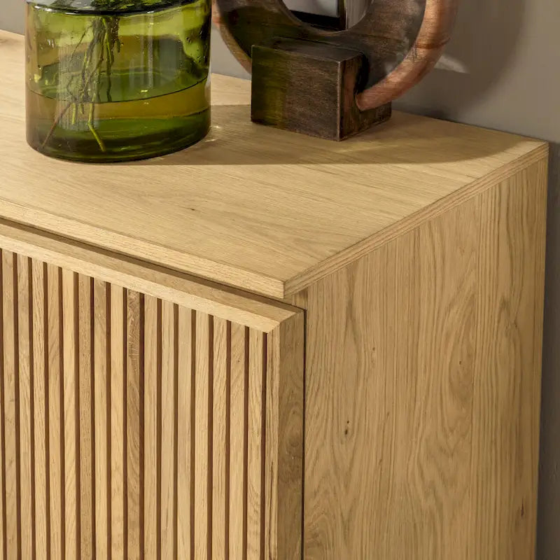 Wood Classic Home Roya Oak Veneer Sideboard Buffet - image 22
