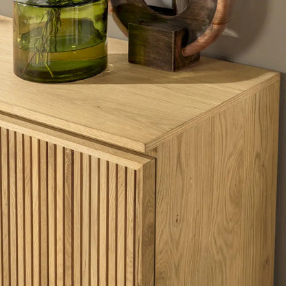 Wood Classic Home Roya Oak Veneer Sideboard Buffet - image 22