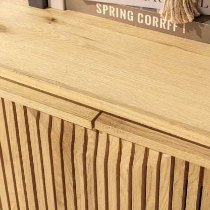 Wood Classic Home Roya Oak Veneer Sideboard Buffet - image 24