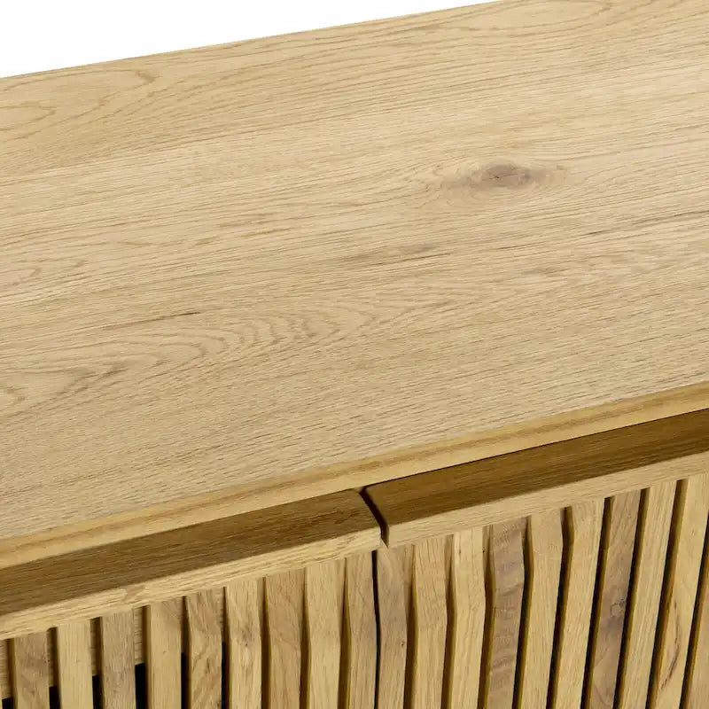 Wood Classic Home Roya Oak Veneer Sideboard Buffet - image 30