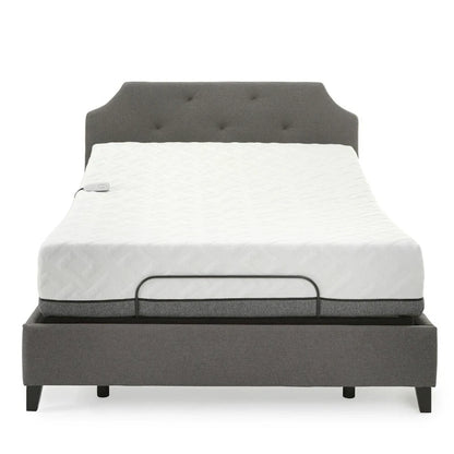 Wood Sleep Zone Pacifica 12-inch Memory Foam Mattress and Z100 Adjustable Bed Set - image 9