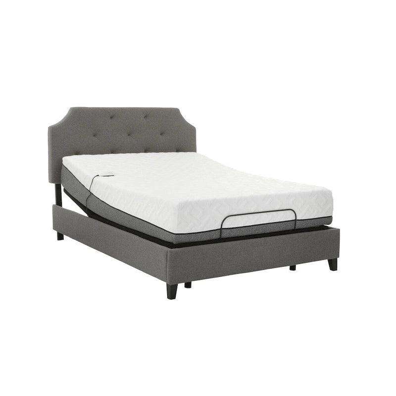 Wood Sleep Zone Pacifica 12-inch Memory Foam Mattress and Z100 Adjustable Bed Set - image 10