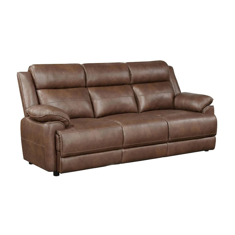 Wood Worthington Dark Brown Upholstered 3-Piece Sofa Set - image 2