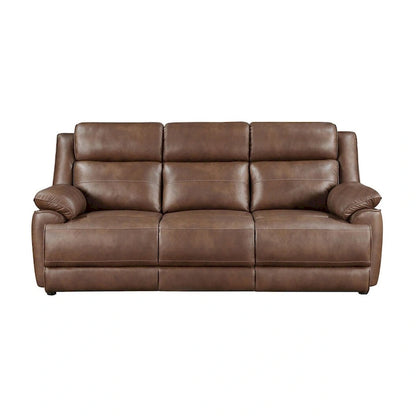 Wood Worthington Dark Brown Upholstered 3-Piece Sofa Set - image 3