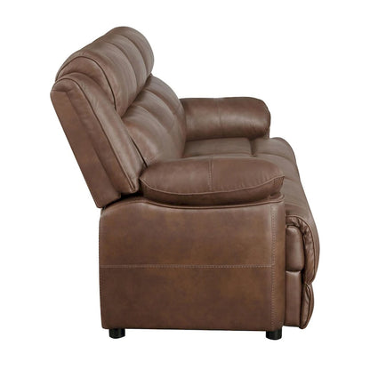 Wood Worthington Dark Brown Upholstered 3-Piece Sofa Set - image 4