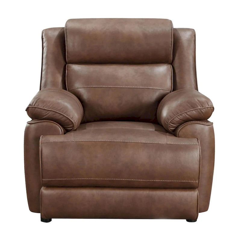 Wood Worthington Dark Brown Upholstered 3-Piece Sofa Set - image 8