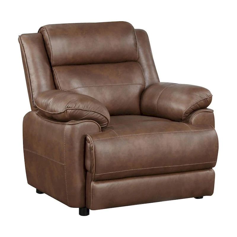 Wood Worthington Dark Brown Upholstered 3-Piece Sofa Set - image 10