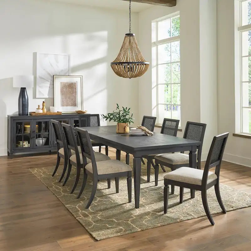 Wood Caruso Heights Aged Whiskey Rectangar Table Set - image 3