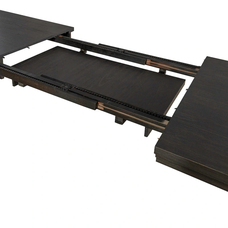 Wood Caruso Heights Aged Whiskey Rectangar Table Set - image 8