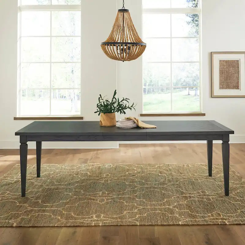 Wood Caruso Heights Aged Whiskey Rectangar Table Set - image 18