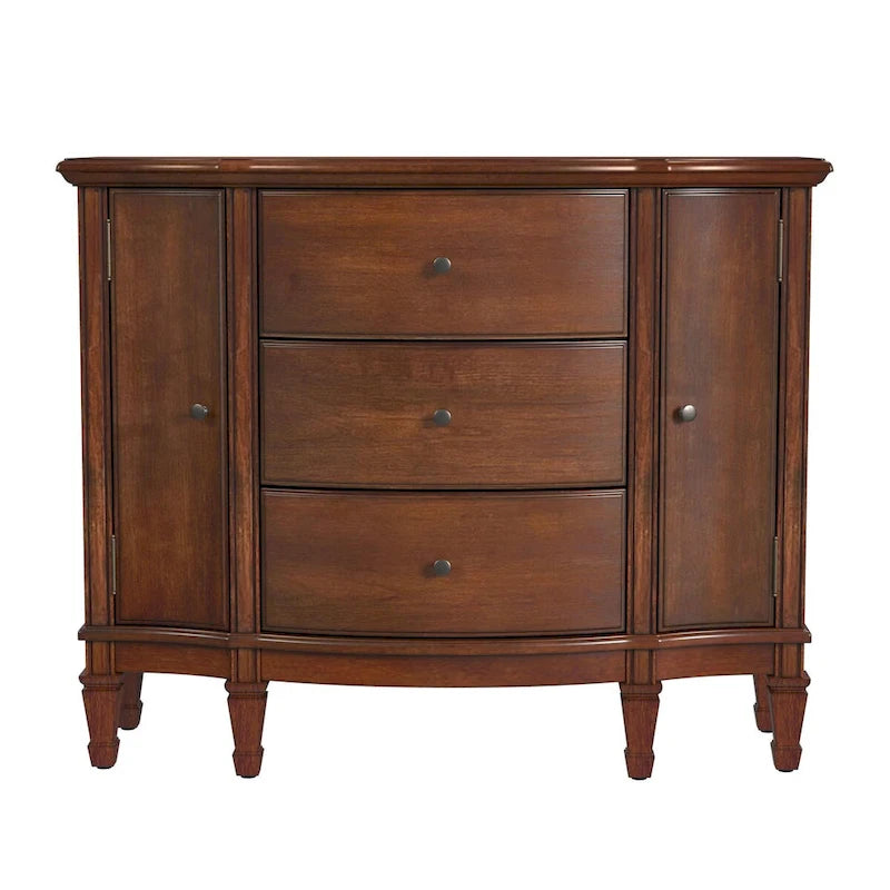 Engineered Wood Sheffield 3 Drawer 2 Door Accent Cabinet - image 3