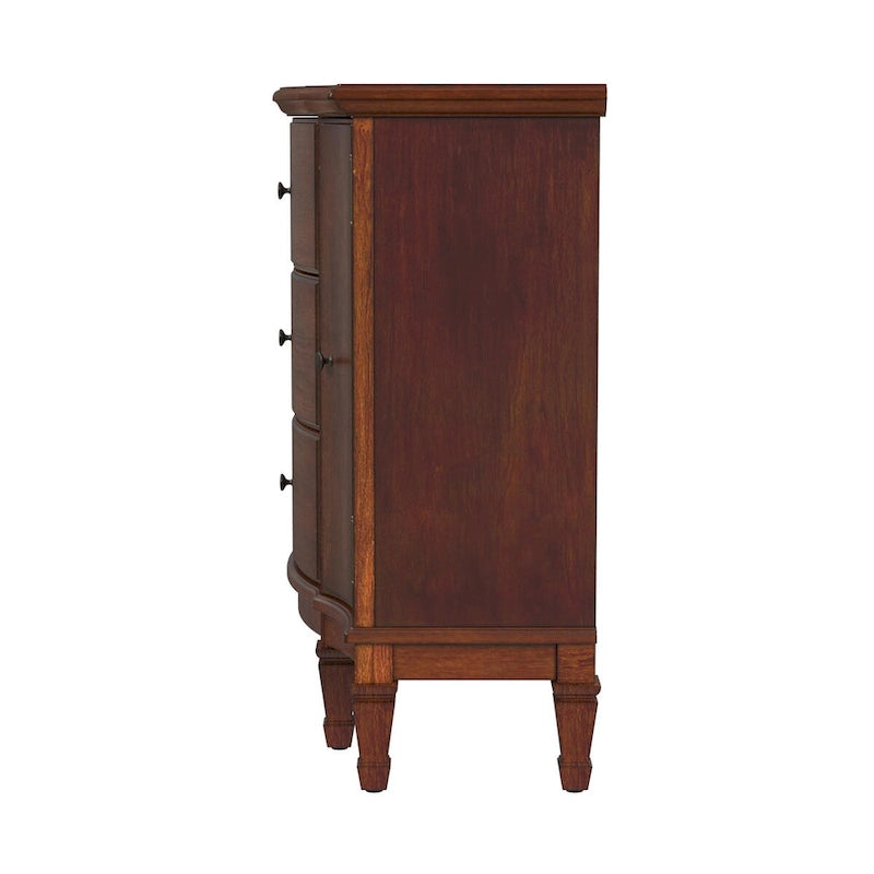 Engineered Wood Sheffield 3 Drawer 2 Door Accent Cabinet - image 4