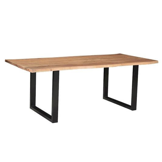 Wood Athea Butterfly light acacia live Edge Dining Table - 96 - image 1