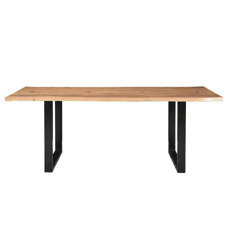 Wood Athea Butterfly light acacia live Edge Dining Table - 96 - image 2