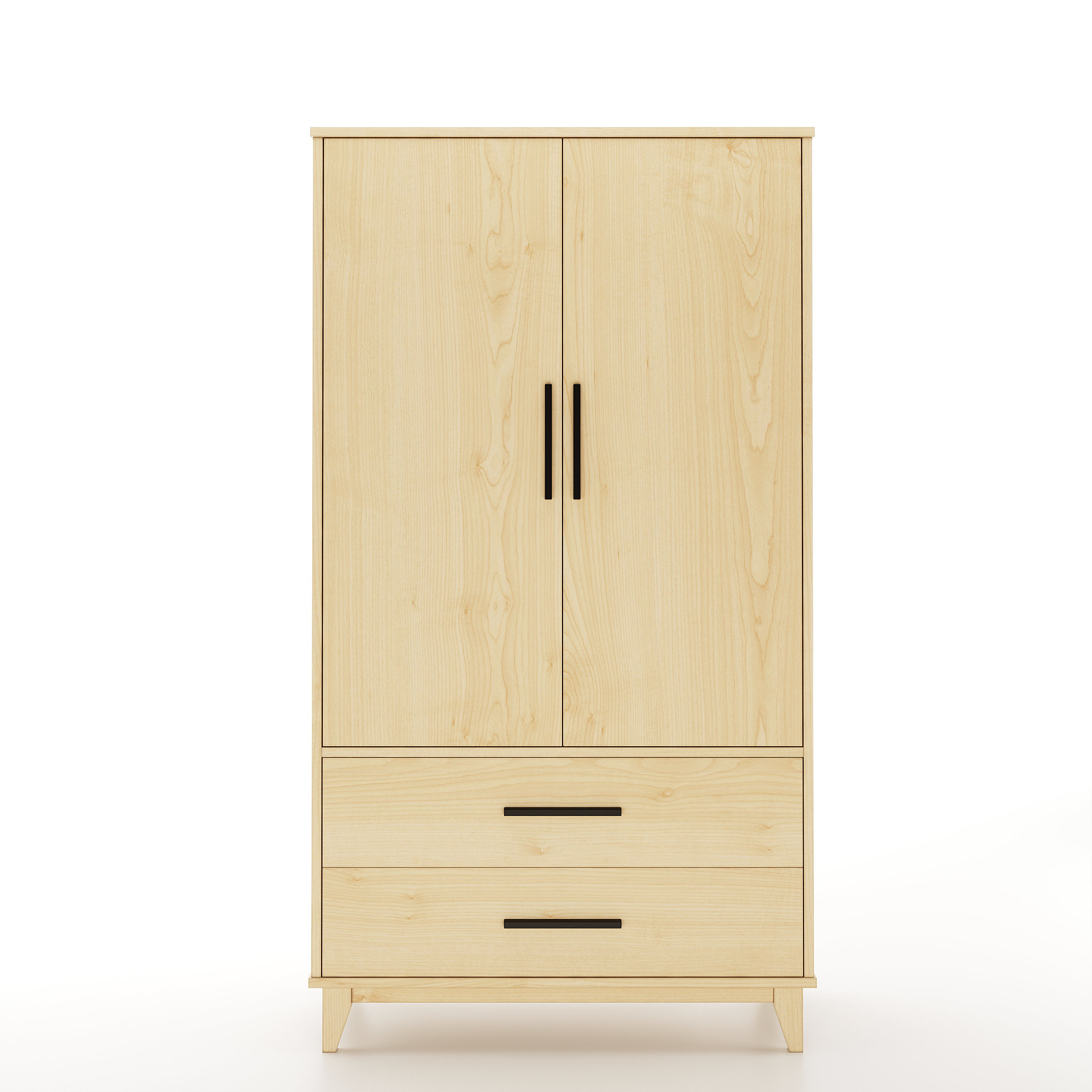 Wooden Armoire With Drawers