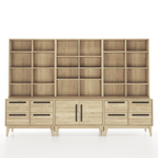 Wooden Sectional Bedroom Bookshelves