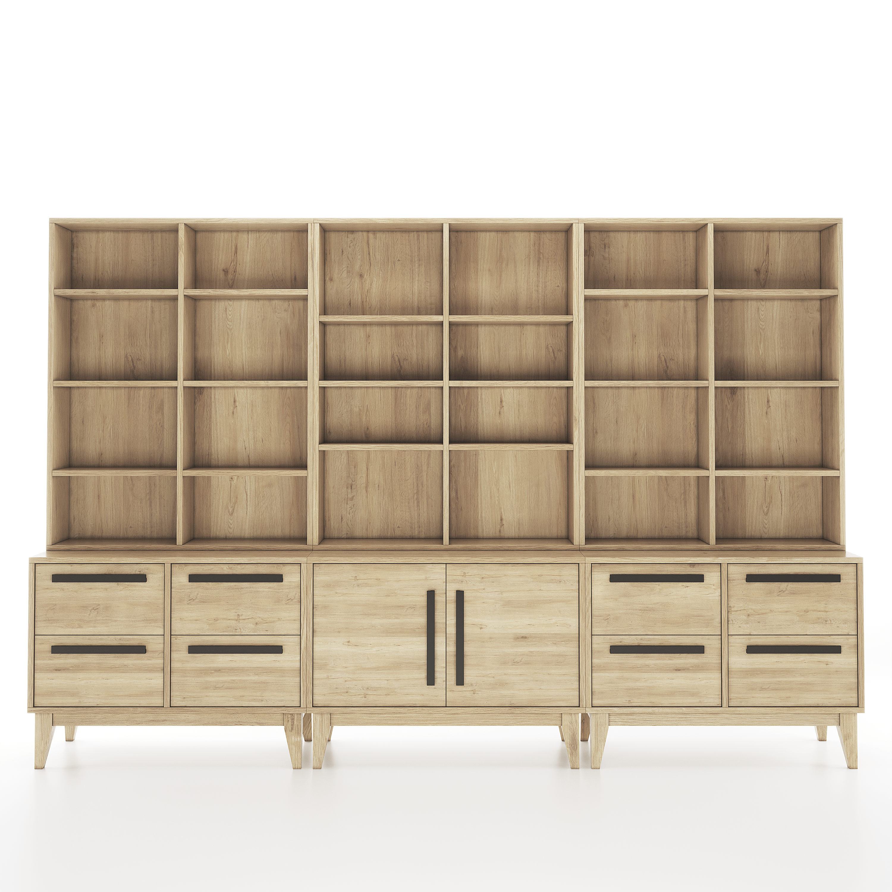Wooden Sectional Bedroom Bookshelves