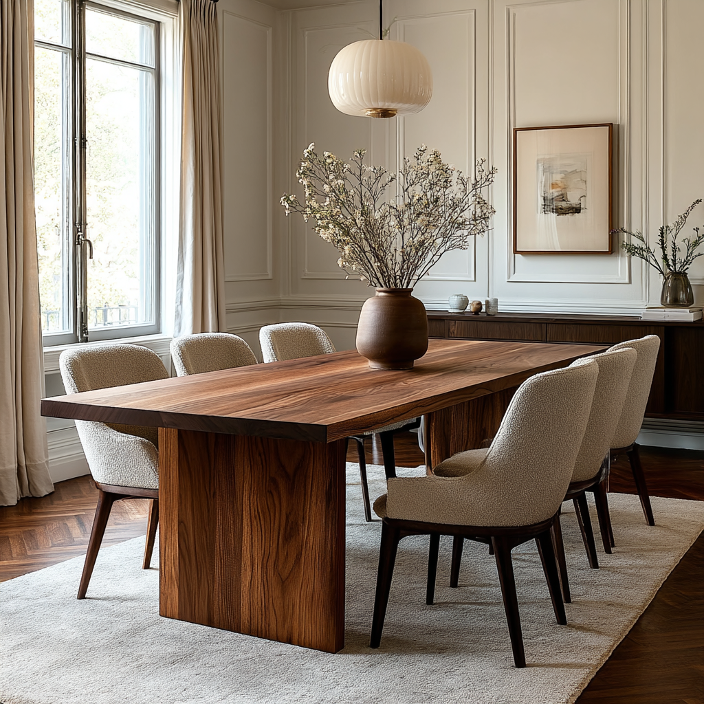 The Palmer Walnut Dining Table