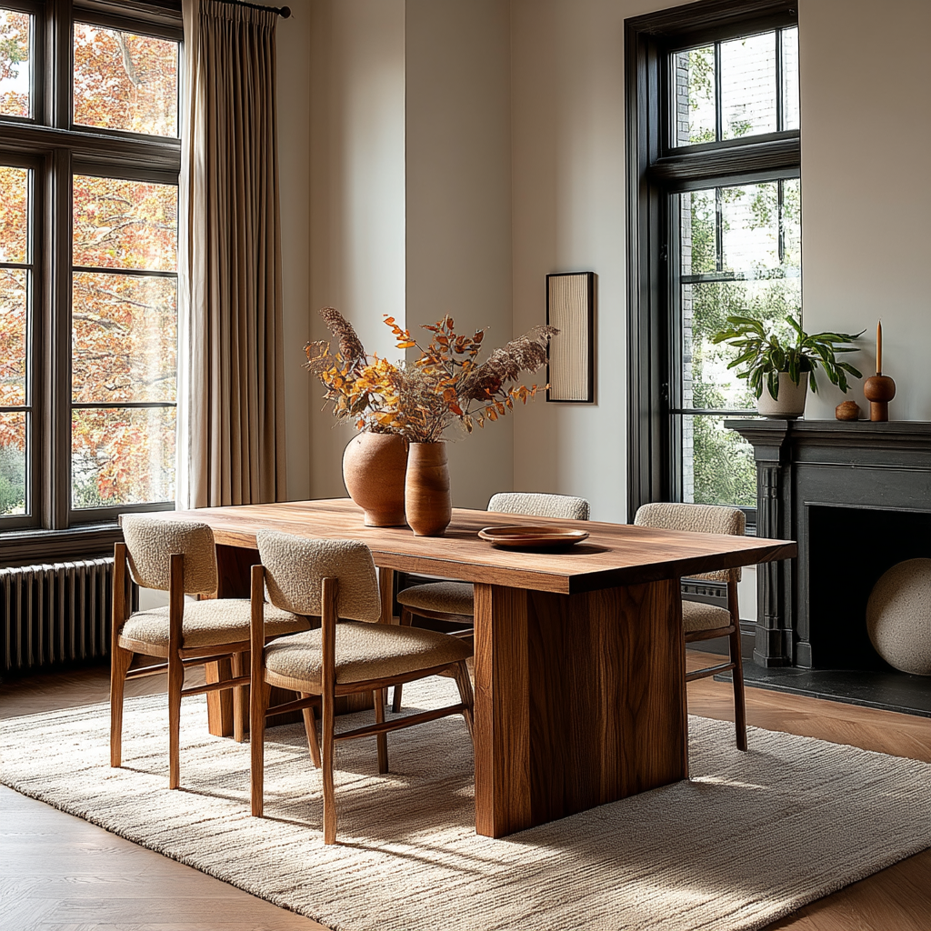 The Palmer Walnut Dining Table