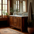 The Millford Walnut Bathroom Vanity