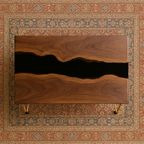 Epoxy Coffee Table with Hairpin Legs