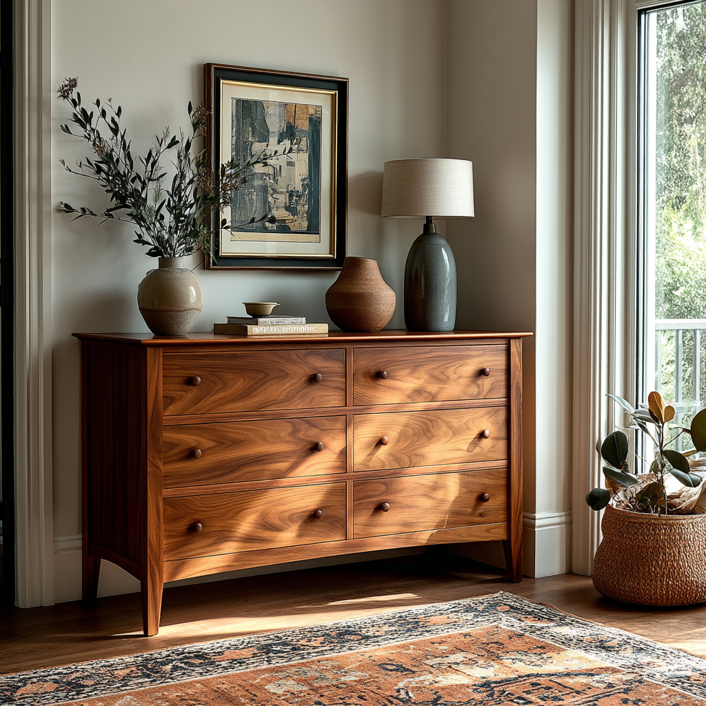 Wooden Bedroom Shaker Dresser