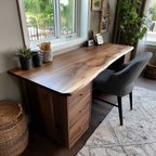 Live Edge Walnut Desk