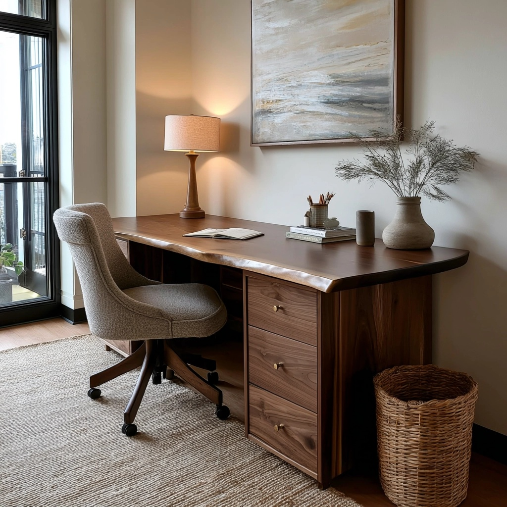 Live Edge Walnut Desk