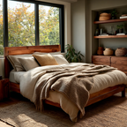 The Moore Walnut Bed Frame