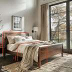 The Reading Walnut Bed Frame
