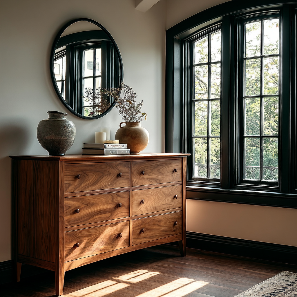 Wooden Bedroom Shaker Dresser