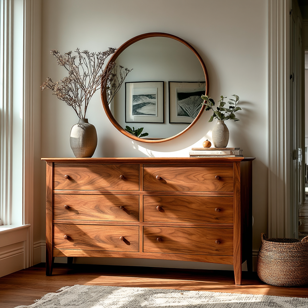 Wooden Bedroom Shaker Dresser