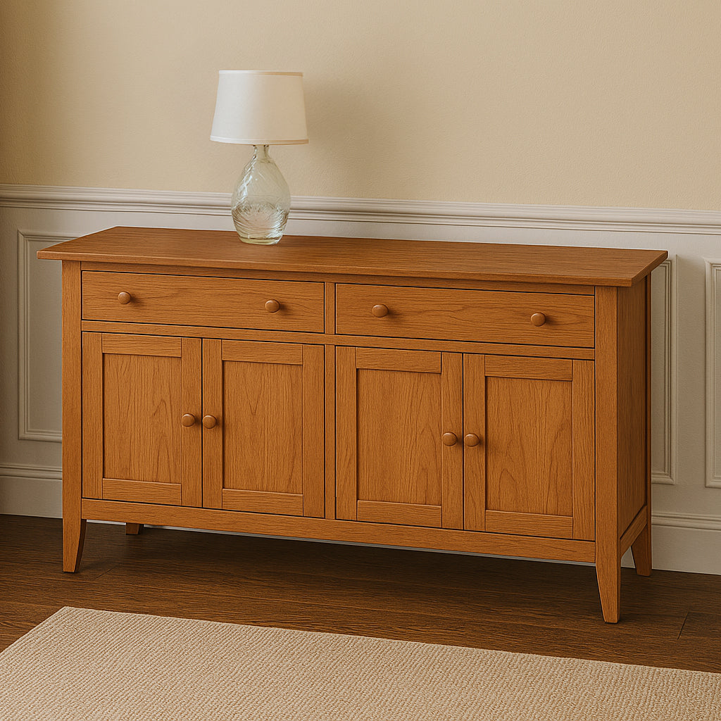 Wooden Dining Room Country Buffet Table