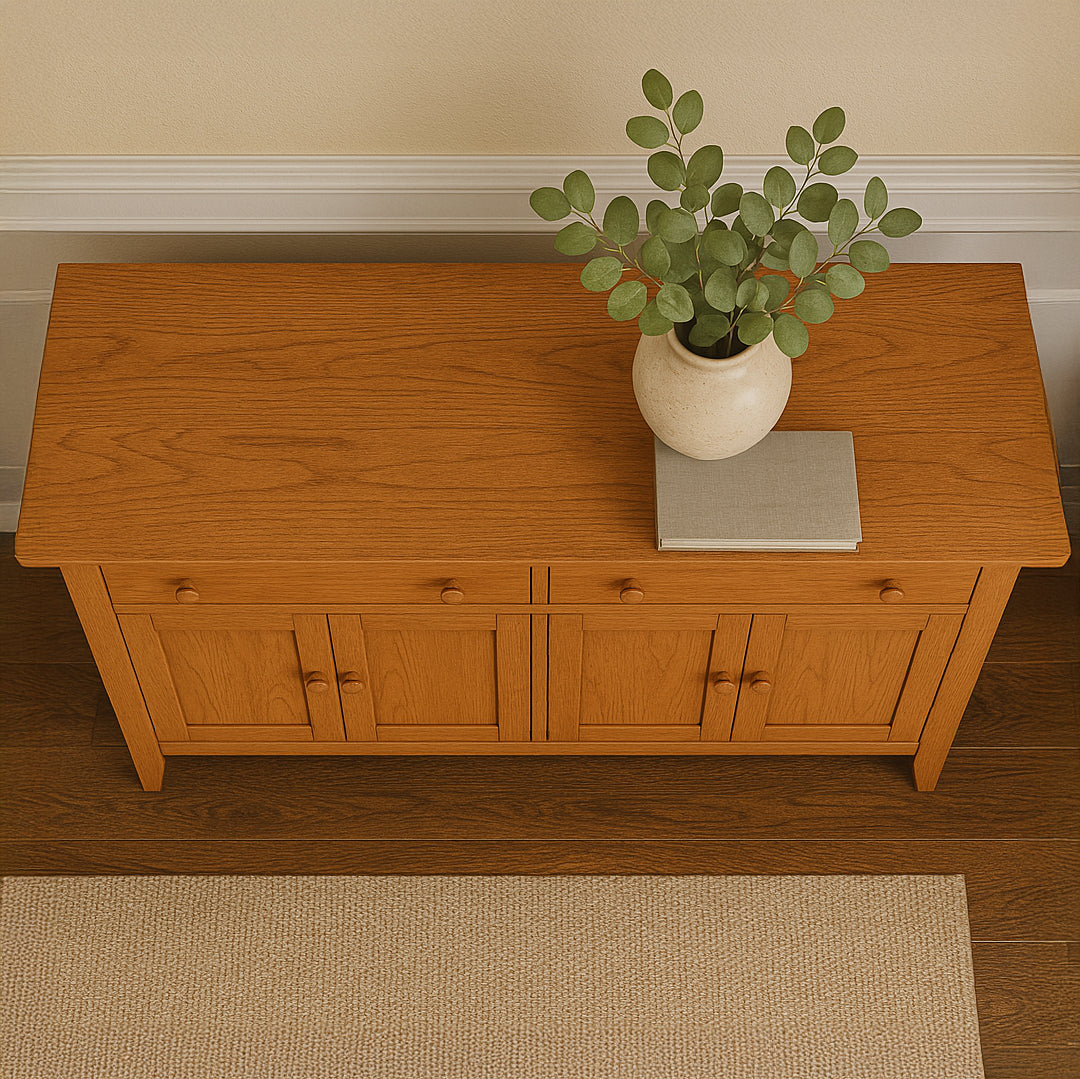 Wooden Dining Room Country Buffet Table