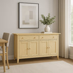 Wooden Dining Room Country Buffet Table