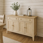 Wooden Dining Room Country Buffet Table